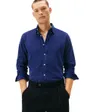 Surchemise Homme CORDUROY PRINTED SHIRT Bleu Marine