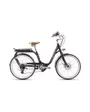 Vélo électrique urbain Unisexe ELC01 24 CENTRAL 400 Wh Aubergine