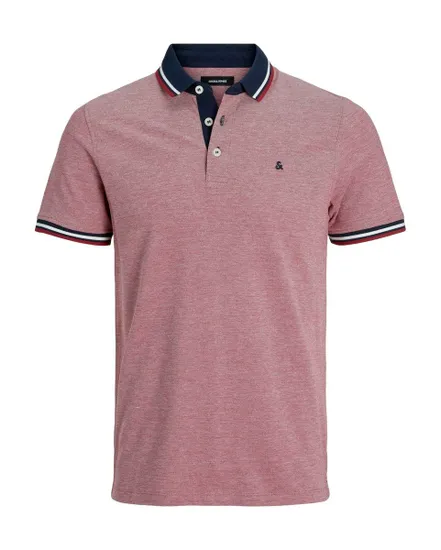 Polo manches courtes Homme JJEPAULOS POLO SS NOOS Rouge