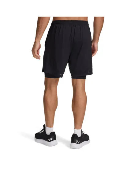 Short Homme UA TECH VENT 2IN1 SHORT Noir