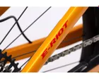 VTT électrique tout suspendu Unisexe E-RIOT FULL PARTY Orange/Violet/Rouge