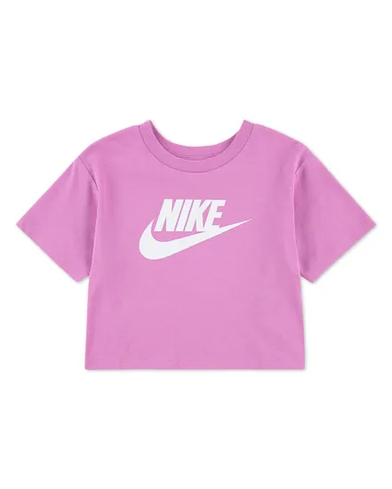 T-shirt Fille NKG HBR CLUB BOXY TEE Rose