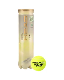 Lot 4 balles de tennis Unisexe 4B HEAD TOUR - 6DZ Jaune