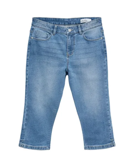Jean Capri Femme Vmelly Denim Mix Noos