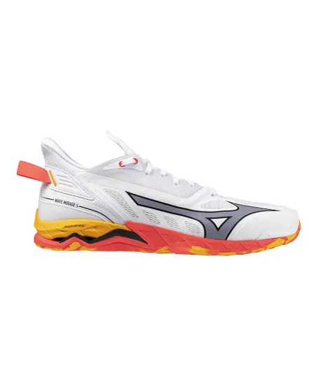 Chaussures de handball Unisexe WAVE MIRAGE 5 Blanc