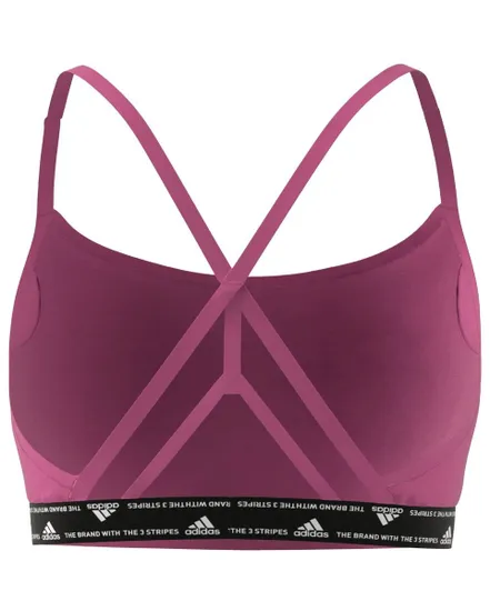 Brassiere de fitness Femme AEROREACT LS P Rose