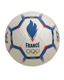 BALLON DE FOOTBALL ÉQUIPE DE FRANCE OLYMPIQUE T5 Unisexe Blanc