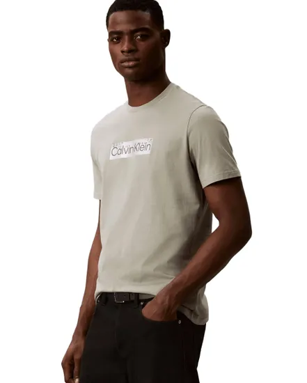 T-Shirt Homme Logo Métallique Calvin Klein