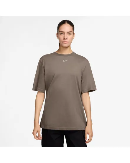 T-shirt Femme W NSW TEE ESSNTL LBR Marron