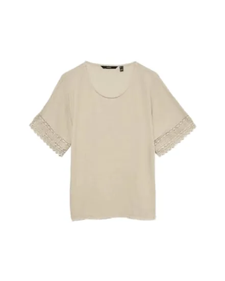 Haut Femme VMGINA SS Lace Top