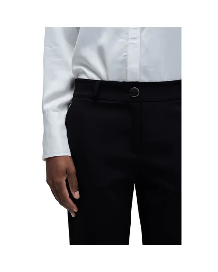 Pantalon Femme Chino Taille Haute Basique