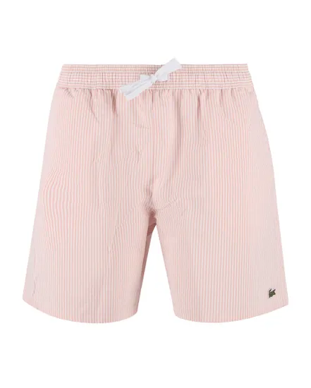 Boxer De Bain Homme Lacoste Seersucker Rayé
