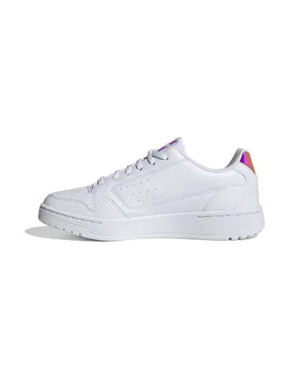 Une chaussure junior au style tennis des 90's modernisé. Enfant NY 90 J Blanc
