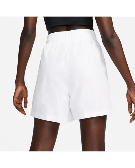 Short Femme W NSW ESSNTL WVN HR SHORT HBR Blanc