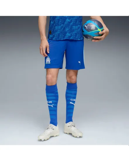 Short de football Homme OM SHORTS REPLICA W/ Bleu
