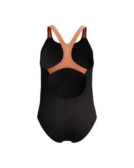 Maillot de bain Fille ECO MEDLEY LOGO MEDALIST BLA/ORA Noir