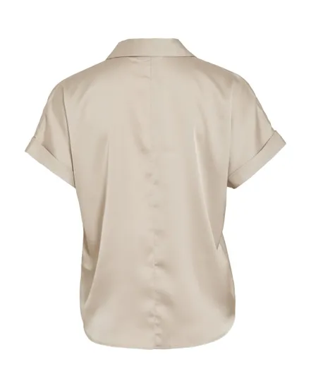 Chemisier manches courtes Femme VIENNA RAVENNA S/S TOP NOOS Beige