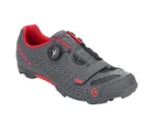 Chaussures VTT Homme MTB COMP BOA® Gris Foncé Mat/Rouge