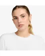 T-shirt Femme W NSW NK CHLL KNT LS CRP Blanc