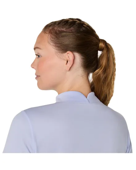 Haut d'entrainement Femme ICON 1/2 ZIP LS TOP Bleu