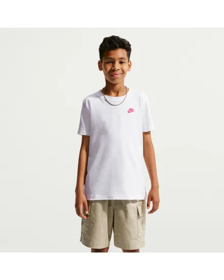 T-shirt Garçon K NSW TEE BREAD Blanc