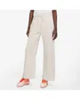 Pantalon de survetement Femme W NSW PHNX FLC HR PANT WIDE Beige