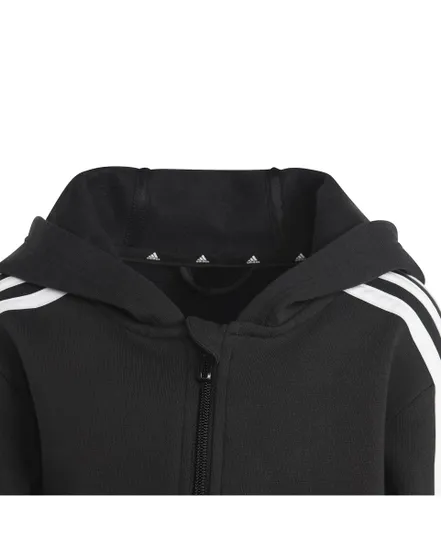 Sweat zip à capuche Enfant LK 3S FL FZ HD Noir