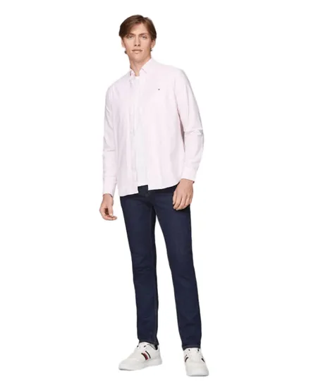 Chemise Homme HERITAGE OXFORD STRIPE RF SHIRT Rose Pale