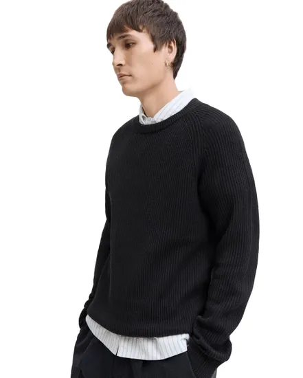Pull Tricoté Homme Jjpannel Knit Crew Neck AW25