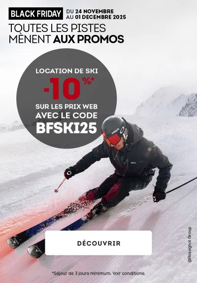 Offre Black Week Location de ski