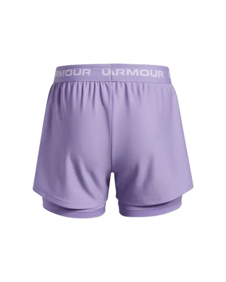 Short 2en1 Filles UA Tech Play Up