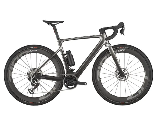 Vélo électrique Gravel SOLACE GRAVEL ULTIMATE Argent Chromé