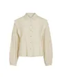 Chemisier Femme VIDAYSA L/S QUILT DETAIL SHIRT/C34 Écru