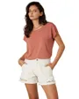 Short Femme Deeluxe Derosa Blanc