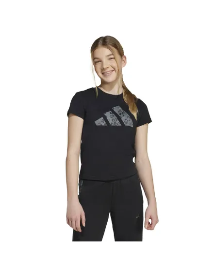 T-shirt Fille G ANML SJ BL T Noir