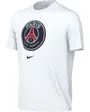 T-shirt manches courtes Enfant PSG U NK CREST TEE Blanc