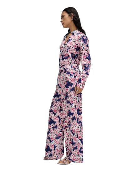 Pantalon Femme Print High Rise
