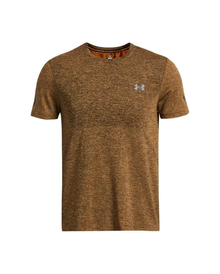 T-Shirt MC Homme UA SEAMLESS STRIDE SS Marron