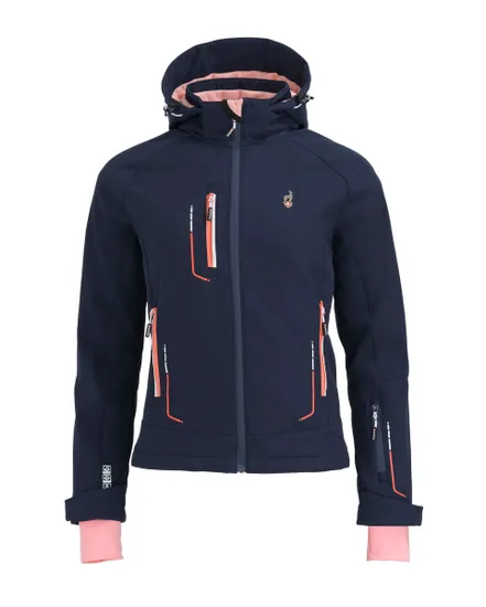 Veste imperméable softshell Femme Bleu