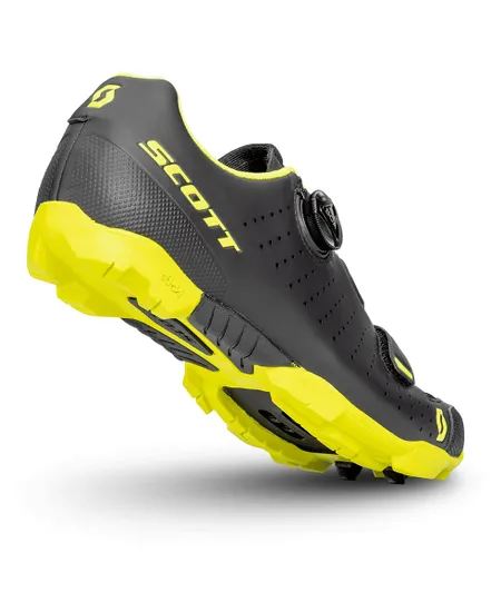 Chaussures VTT Unisexe MTB COMP BOA® Noir/Jaune