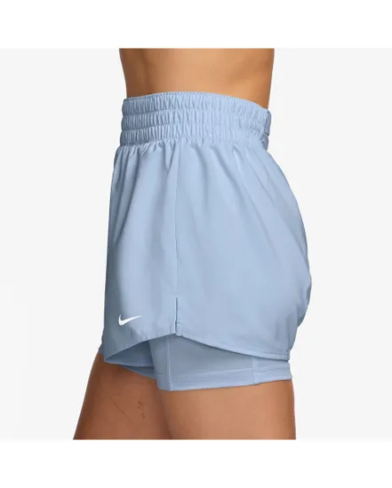 Short Femme W NK ONE DF HR 3IN 2N1 SHORT Bleu