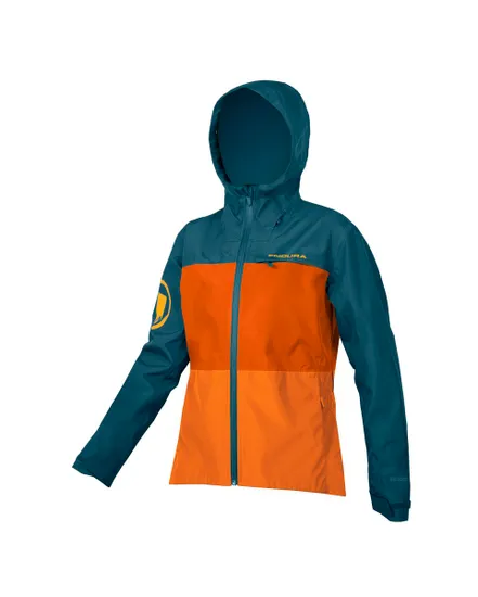 Veste imperméable Femme SINGLETRACK II Orange Harvest