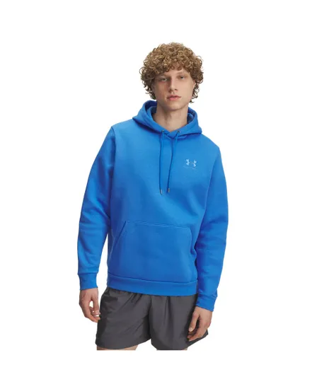 Sweat à capuche Homme UA ICON FLEECE HOODIE Bleu