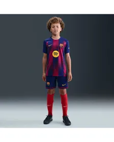 Maillot de football Enfant plus agé FC Barcelone Domicile 2025/2026 Stadium Bleu