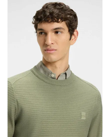 Pull col rondHomme ANION S Vert Clair