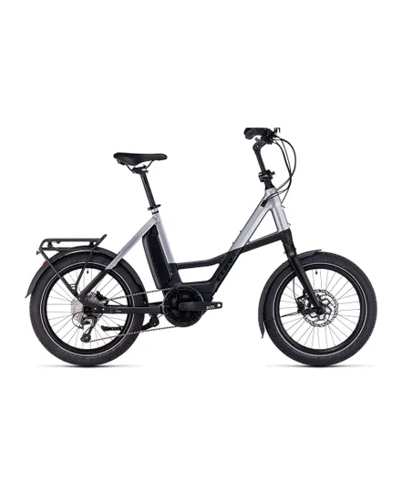 Vélo électrique urbain Unisexe COMPACT SPORT HYBRID 500 Argent