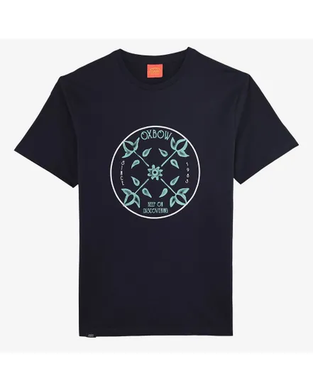 T-shirt manches courtes Homme TEE SHIRT MANCHES COURTES GRAPHIQUE Bleu