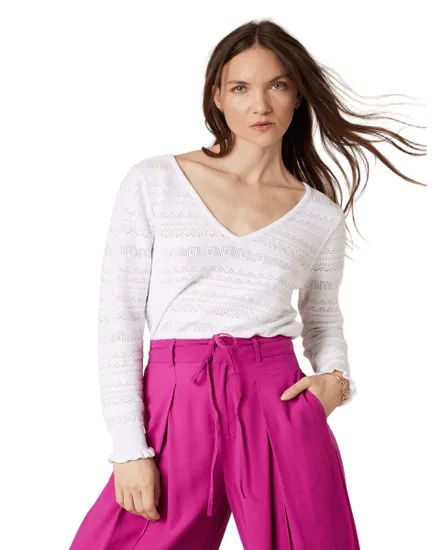 Pull Femme JUNA Maille Ajourée