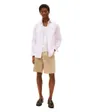 Chemise Homme HERITAGE OXFORD STRIPE RF SHIRT Rose Pale