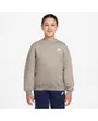 Sweat Garçon K NSW CLUB FLC CREW LS LBR Beige